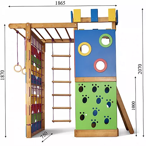 Дитячий ігровий комплекс Babyland-28 з гіркою Дитячий ігровий комплекс Babyland-28 з гіркою