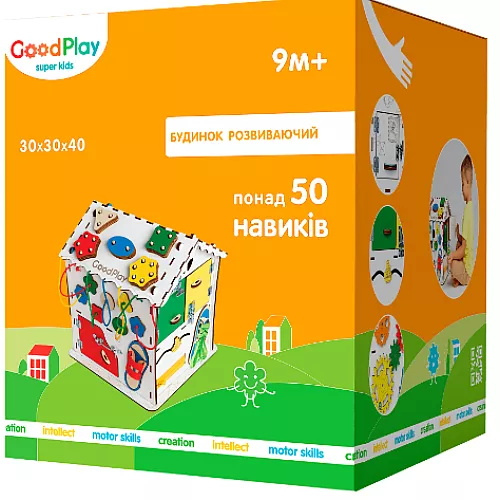 Развивающая игрушка Бизидом 30х30х40 см Развивающая игрушка Бизидом 30х30х40 см