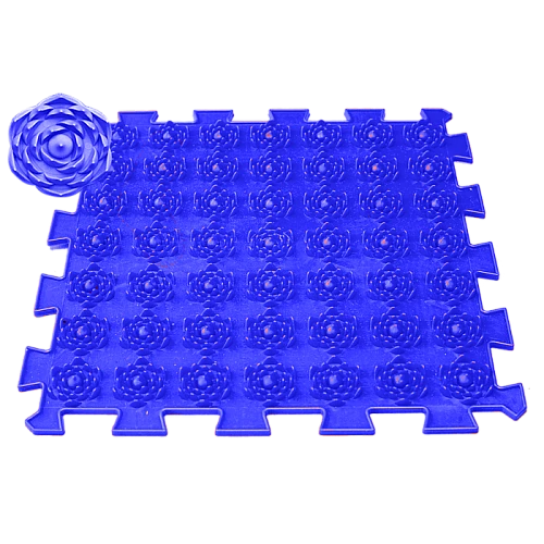 Тактильный массажный коврик Пазлы Микс (10 элементов)